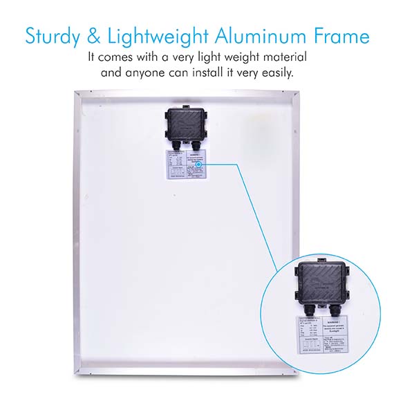 75W 12V SOLAR PANEL
